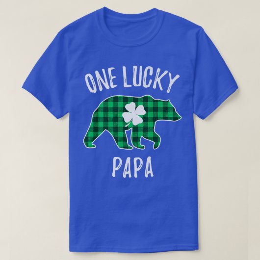 T-shirt Un Lucky Papa St (Design devant)