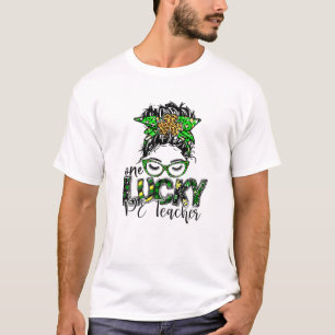 T-shirt Un Lucky PE Enseignant St Patrick Jour Enseignant
