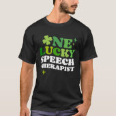 T-shirt Un Lucky Speech Therapist irlandais C St Patrick's (Devant)