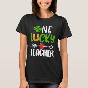T-shirt Un Lucky Virtual Teacher Jour de la Saint Patrick 