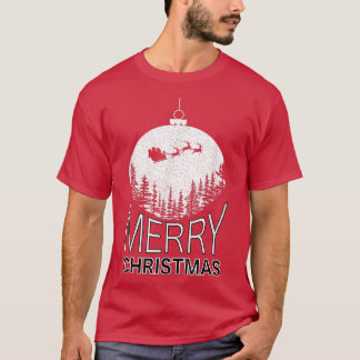 T-shirt Un magnifique Joyeux Noël Graphisme Design