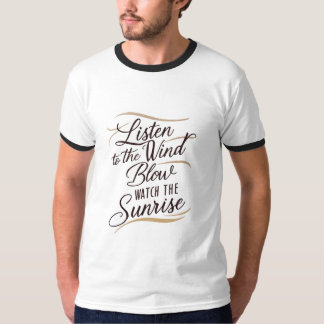 T-shirt Un magnifique morceau d'art de mots avec un harmon