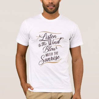 T-shirt Un magnifique morceau d'art de mots avec un harmon