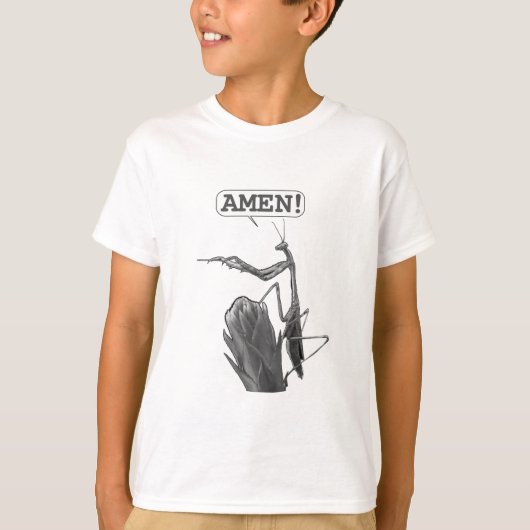 T-shirt Un Mantis en prière (Devant)