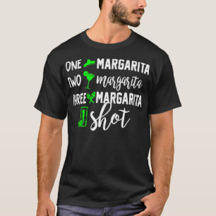 T-shirt Un Margarita Deux Margarita Trois Margarita Tiré