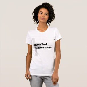 T-shirt Un mariage fort a Dieu au centre