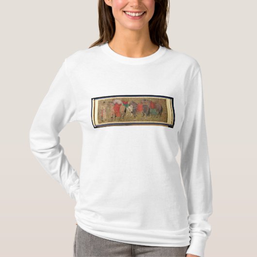 T-shirt Un marié avec des chevaux (Devant)