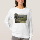 T-shirt Un Marine effectue des exercices (Devant)
