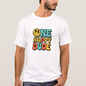 T-shirt Un mec heureux (Devant)