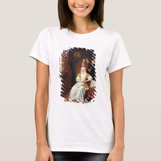 T-shirt Un médecin visite une jeune dame dans une chambre  (Devant)