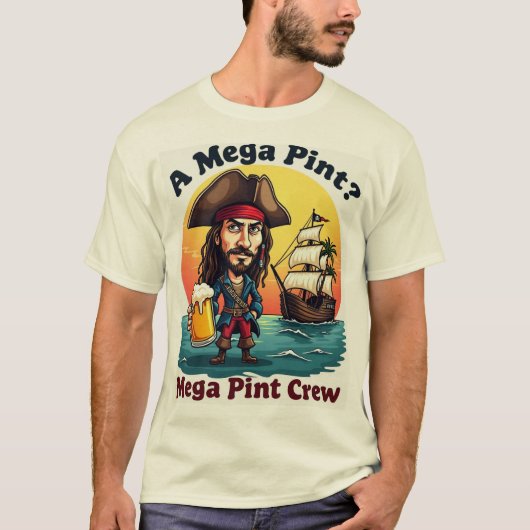 T-SHIRT UN MÉGA PINT (Devant)