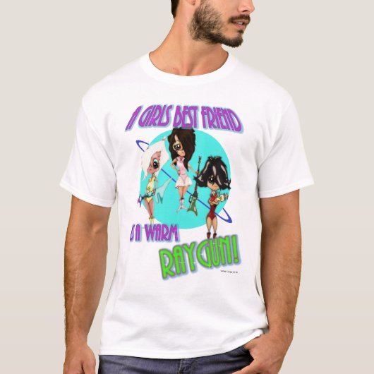 T-shirt Un meilleur ami de filles (Devant)