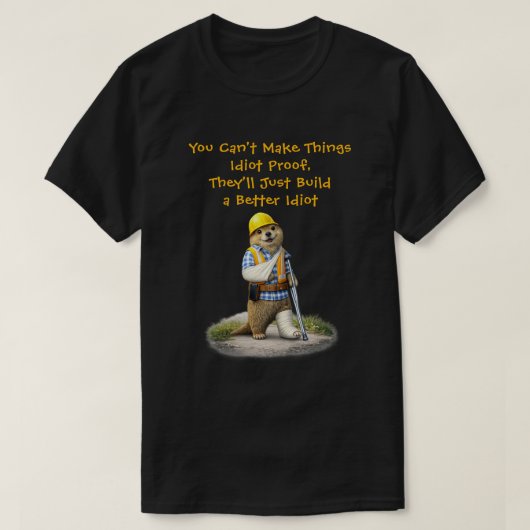 T-shirt "Un Meilleur Idiot" (Design devant)