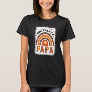 T-shirt Un Merci Papa Rainbow Matching Famille Thanksgi