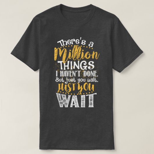 T-shirt Un million de choses (Design devant)