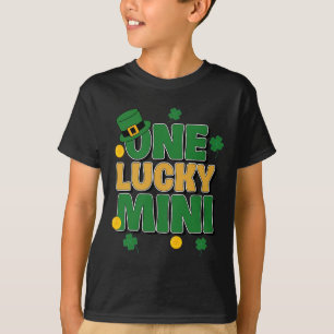 T-shirt Un mini jour de Saint-Patrick chanceux de style ré
