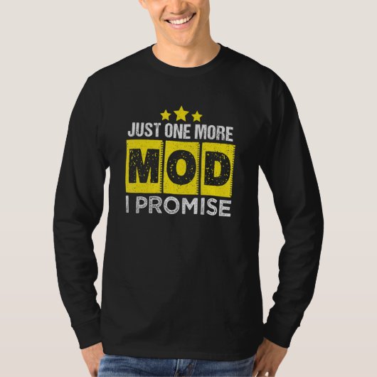 T-shirt Un MOD De Plus Je Promets Vaping De Dire (Devant)