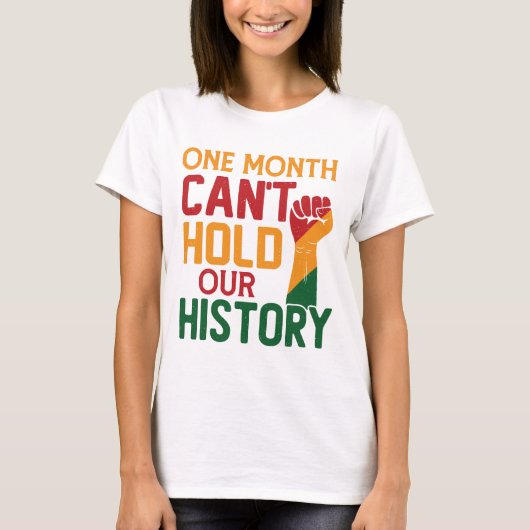 T-shirt Un mois ne peut pas retenir notre histoire (Devant)