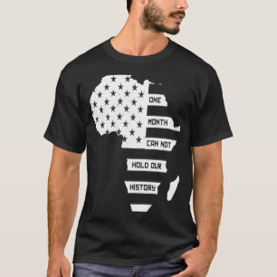 T-shirt Un mois ne peut pas retenir notre histoire Afrique