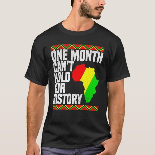 T-shirt Un mois ne peut pas tenir notre histoire Enseignan (Devant)
