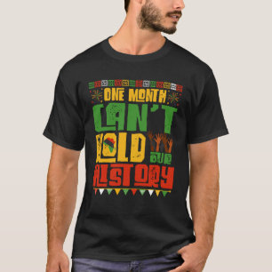T-shirt Un mois peut tenir notre histoire African Black Hi
