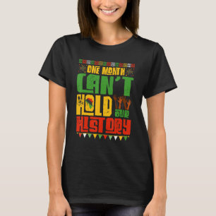 T-shirt Un mois peut tenir notre histoire African Black Hi