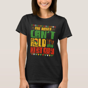 T-shirt Un mois peut tenir notre histoire African Black Hi