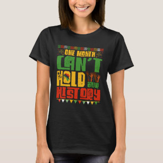 T-shirt Un mois peut tenir notre histoire African Black Hi
