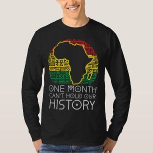 T-shirt Un mois peut tenir notre histoire panafricaine Noi