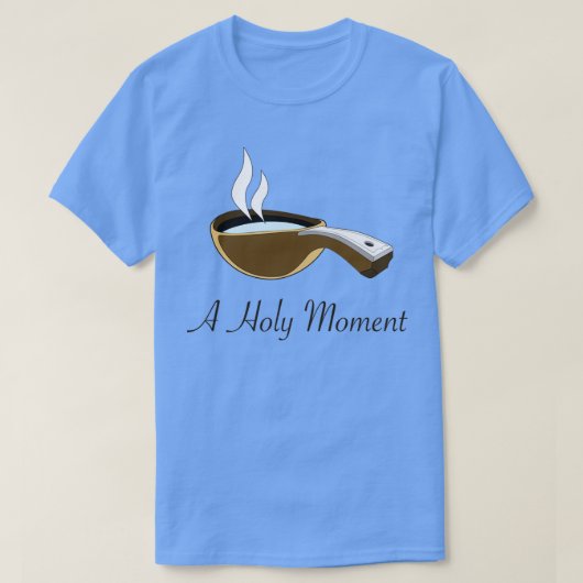 T-shirt Un moment saint La Mug En Bois (Design devant)