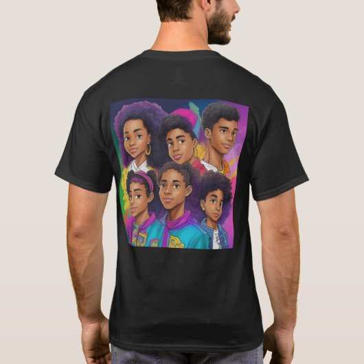 T-shirt Un monde différent (Dos)