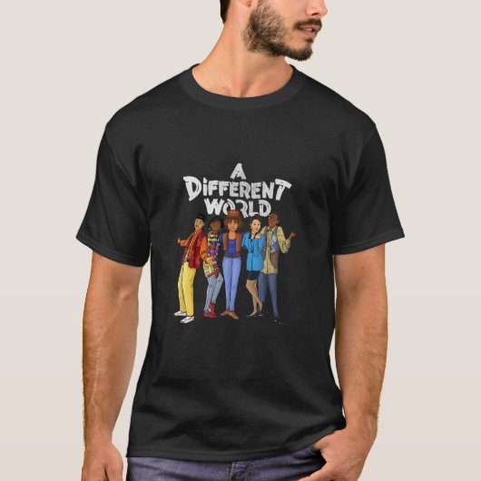 T-shirt Un monde différent Denise Huxtable Funny Graphic M (Devant)