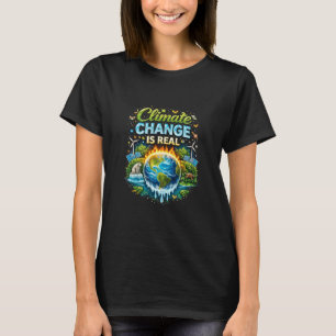 T-shirt Un monde qui se réchauffe