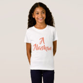 T-Shirt Un monogramme de l'Alaska (Devant entier)