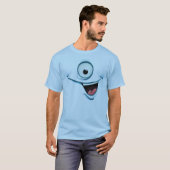 T-shirt Un monstre observé (Devant entier)