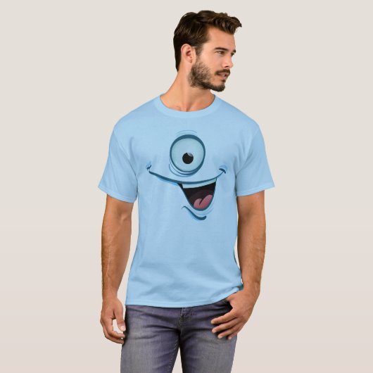 T-shirt Un monstre observé (Devant entier)