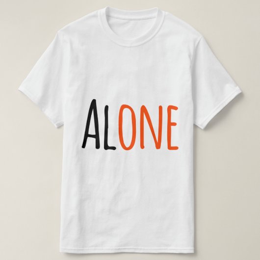 T-shirt Un mot de citation (Design devant)
