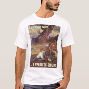 T-shirt Un mot négligent… une descente inutile