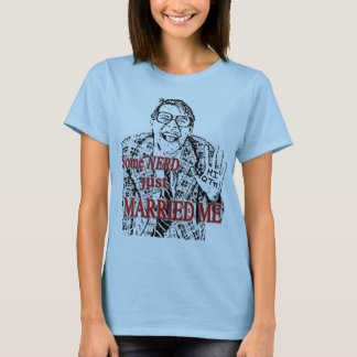 T-shirt Un NERD vient de ME MARIER