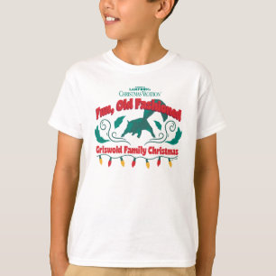 T-shirt Un Noël amusant et à l'ancienne de la famille Gris