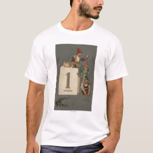 T-shirt Un nouvel argent de lancement heureux de