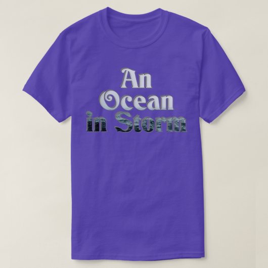 T-shirt Un océan dans la tempête (Design devant)