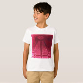 T-shirt un oeil vous observant (Devant entier)