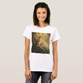 T-shirt Un oiseau qui chante le matin (Devant entier)