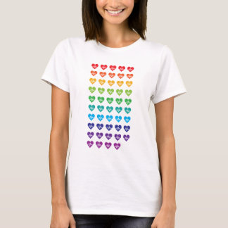 T-shirt Un Orlando One Pulse 49 Coeurs Arc-en-ciel