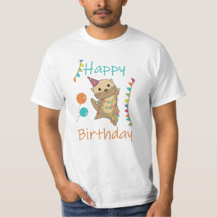 T-shirt Un Otter Anniversaire Souhaite Jolie Otter