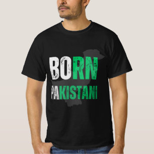 T-shirt Un Pakistanais né pour représenter