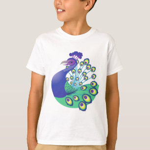 T-shirt Un paon très splendide