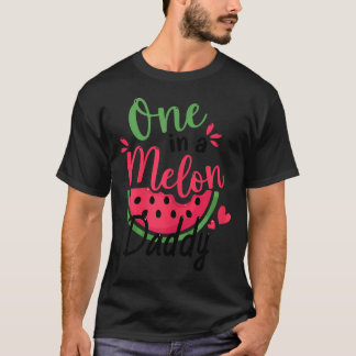 T-shirt Un Papa Dans Un Melon Fête Du 1Er Anniversaire De