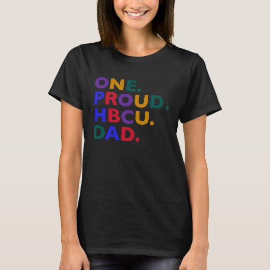 T-shirt Un papa HBCU fier (Devant)
